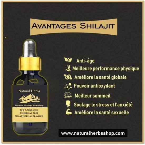 Avantages de Shilajit liquide