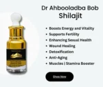 Dr Ahbooladba Bob Shilajit