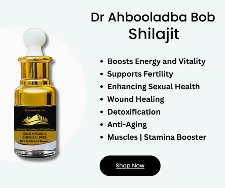 Dr Ahbooladba Bob Shilajit